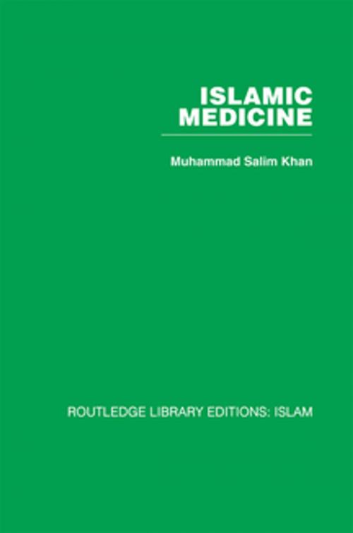 Cover of the book Islamic Medicine by Muhammad Salim Khan, Taylor and Francis