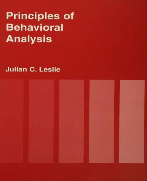 Cover of the book Principles of behavioural analysis by Leslie, Taylor and Francis