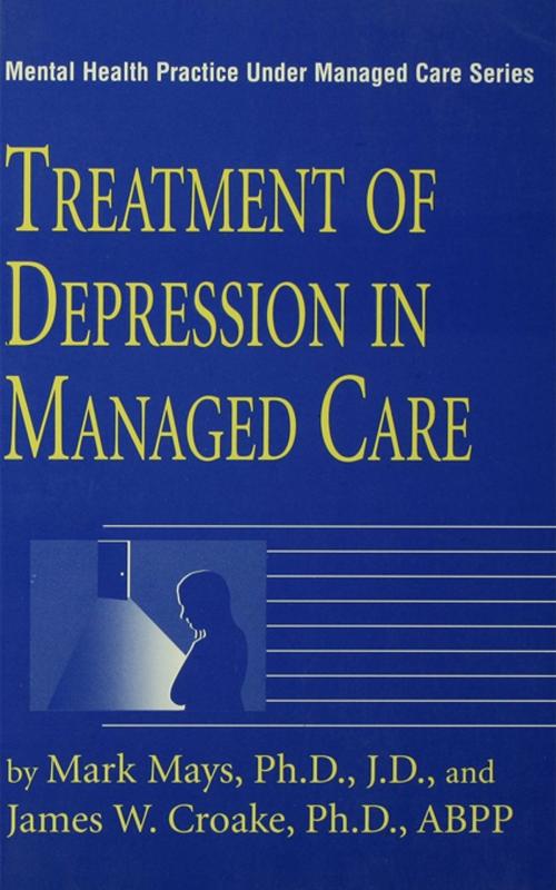Cover of the book Treatment Of Depression In Managed Care by , Taylor and Francis