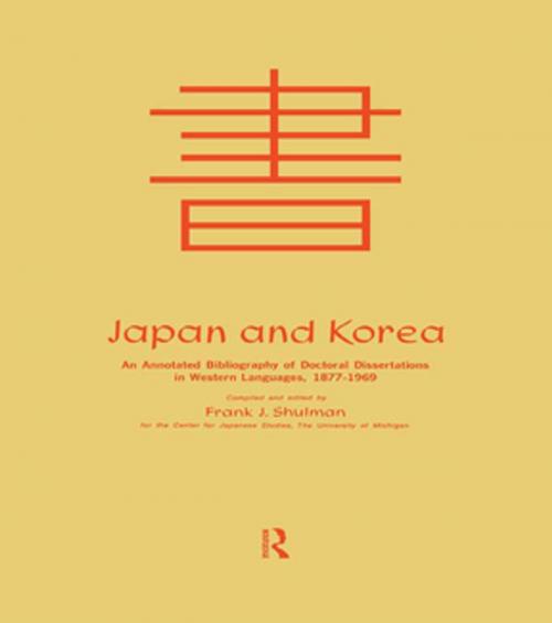 Cover of the book Japan & Korea: an Annotated Cb by Frank Joseph Shulman, Taylor and Francis