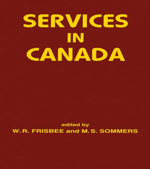 Cover of the book Services in Canada by , Taylor and Francis