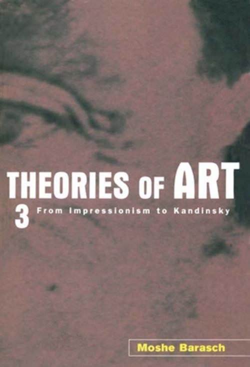 Cover of the book Theories of Art by Moshe Barasch, Taylor and Francis