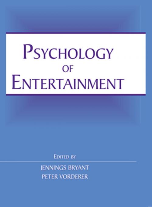 Cover of the book Psychology of Entertainment by , Taylor and Francis