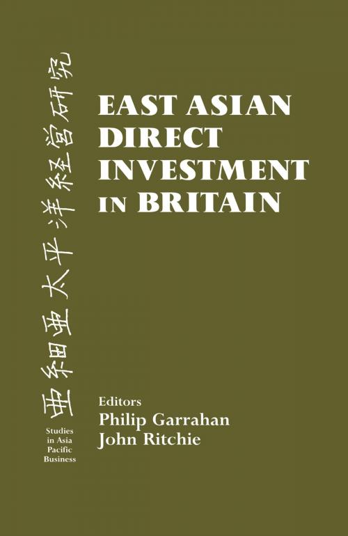 Cover of the book East Asian Direct Investment in Britain by Philip Garrahan, John Ritchie, Taylor and Francis