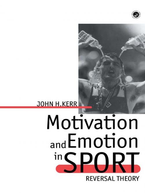 Cover of the book Motivation And Emotion In Spor by John H Kerr, Taylor and Francis