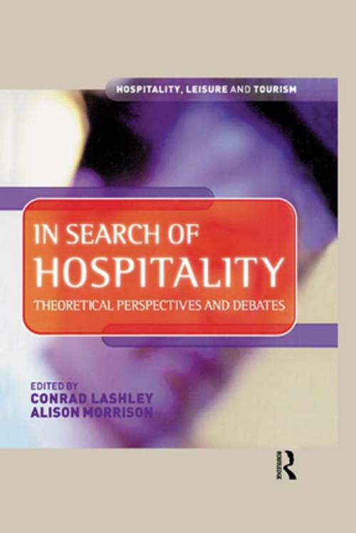 Cover of the book In Search of Hospitality by , Taylor and Francis