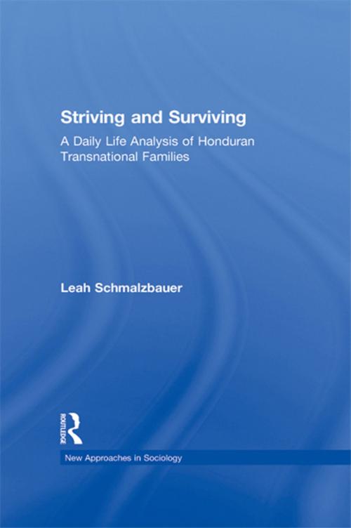 Cover of the book Striving and Surviving by Leah Schmalzbauer, Taylor and Francis