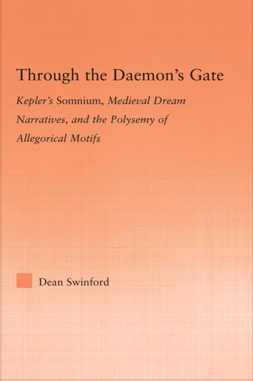 Cover of the book Through the Daemon's Gate by Dean Swinford, Taylor and Francis