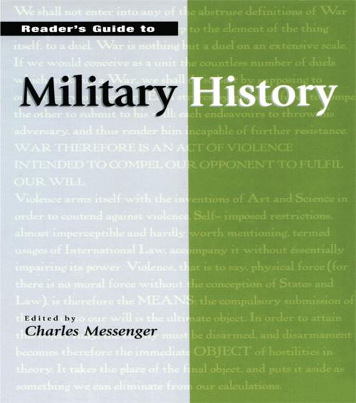 Cover of the book Reader's Guide to Military History by , Taylor and Francis