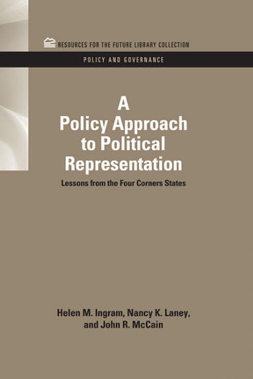 Cover of the book A Policy Approach to Political Representation by Helen M. Ingram, Nancy K. Laney, John R. McCain, Taylor and Francis