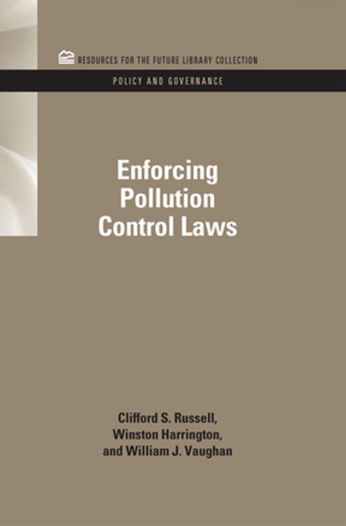 Cover of the book Enforcing Pollution Control Laws by Clifford S. Russell, Winston Harrington, William J. Vaughn, Taylor and Francis