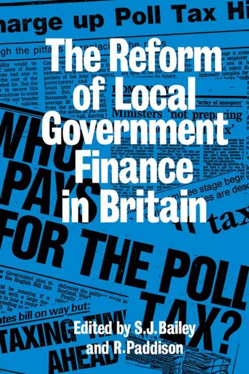 Cover of the book Reform Of Local Govt Finance by Ronan Paddison, S. J. Bailey, Taylor and Francis