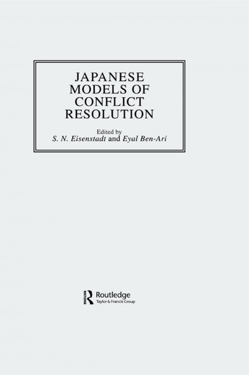 Cover of the book Japanese Models Of Conflict Reso by Eisenstadt, Taylor and Francis