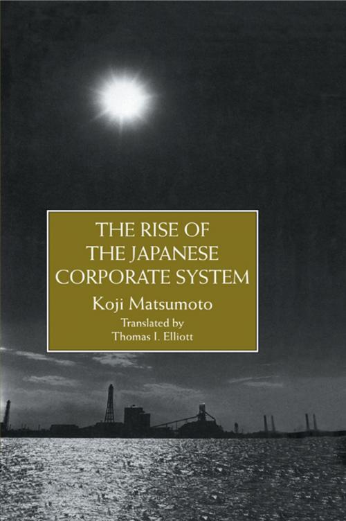 Cover of the book Rise Of The Japanese Corporate S by Matsumoto, Taylor and Francis