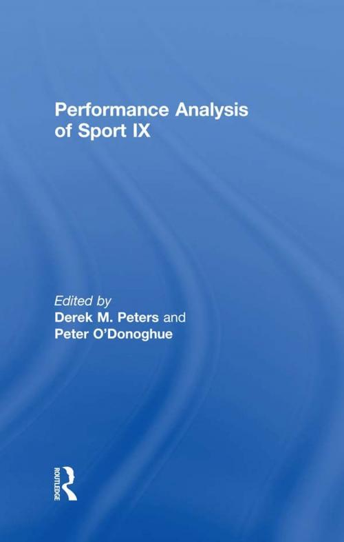 Cover of the book Performance Analysis of Sport IX by , Taylor and Francis