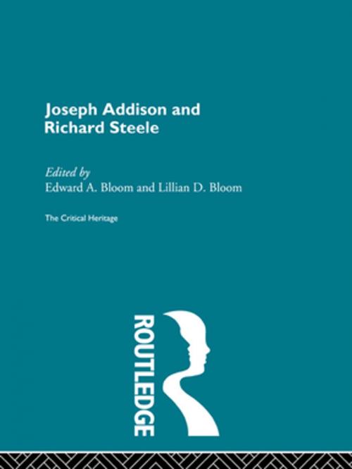 Cover of the book Joseph Addison and Richard Steele by , Taylor and Francis