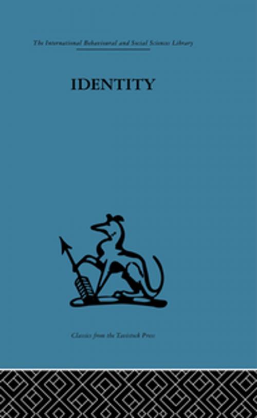 Cover of the book Identity by , Taylor and Francis
