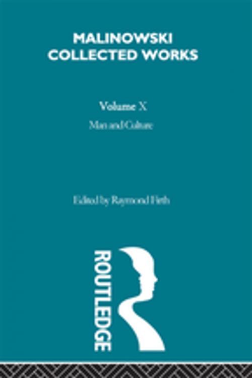 Cover of the book Man and Culture by Malinowski, Taylor and Francis