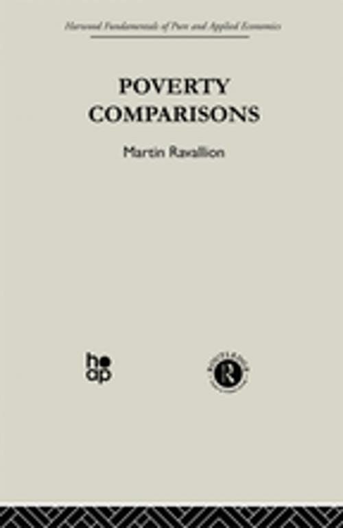 Cover of the book Poverty Comparisons by M. Ravallion, Taylor and Francis