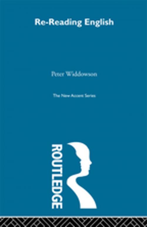 Cover of the book Re-Reading English by Peter Widdowson, Taylor and Francis