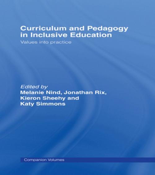 Cover of the book Curriculum and Pedagogy in Inclusive Education by , Taylor and Francis