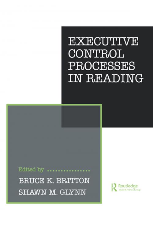 Cover of the book Executive Control Processes in Reading by , Taylor and Francis