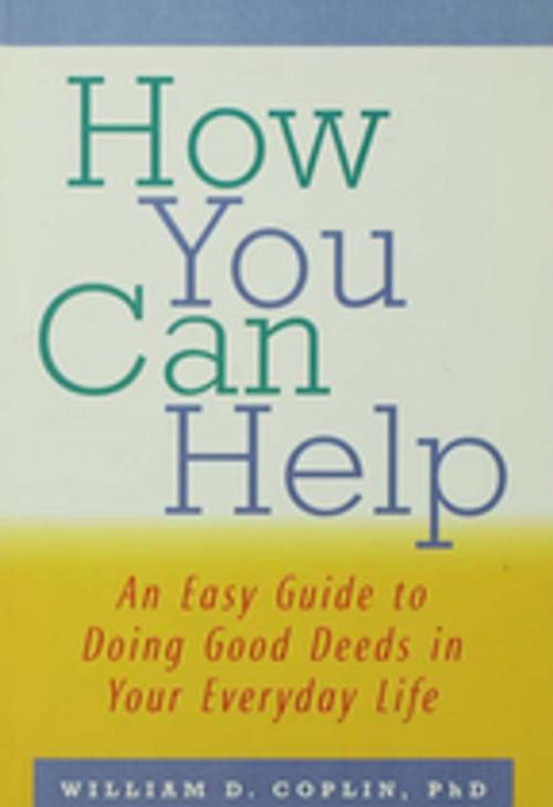 Cover of the book How You Can Help by William D. Coplin, Taylor and Francis