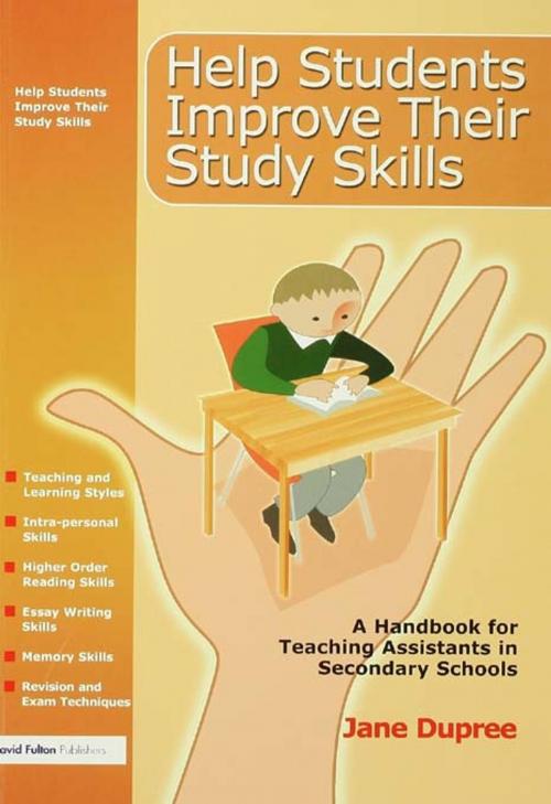 Cover of the book Help Students Improve Their Study Skills by Jane Dupree, Taylor and Francis
