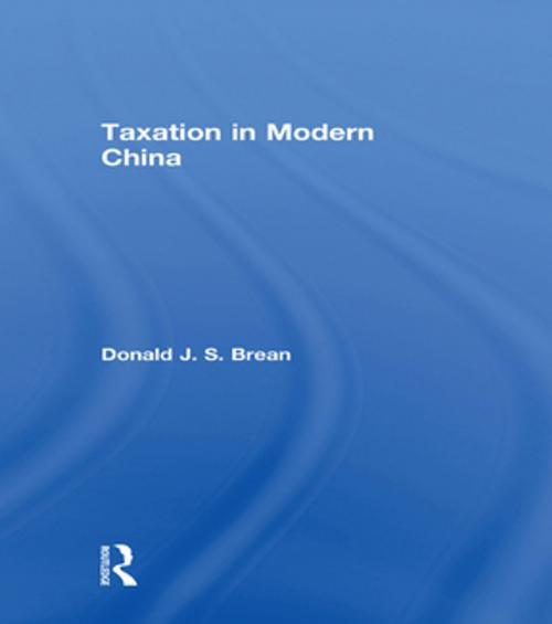 Cover of the book Taxation in Modern China by , Taylor and Francis