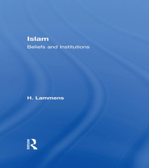 Cover of the book Islam by H. Lammens, Taylor and Francis