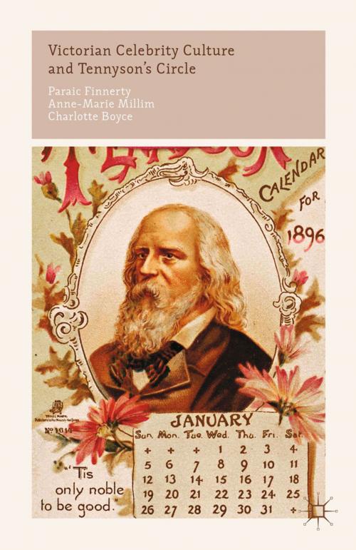 Cover of the book Victorian Celebrity Culture and Tennyson's Circle by C. Boyce, P. Finnerty, A. Millim, Palgrave Macmillan UK