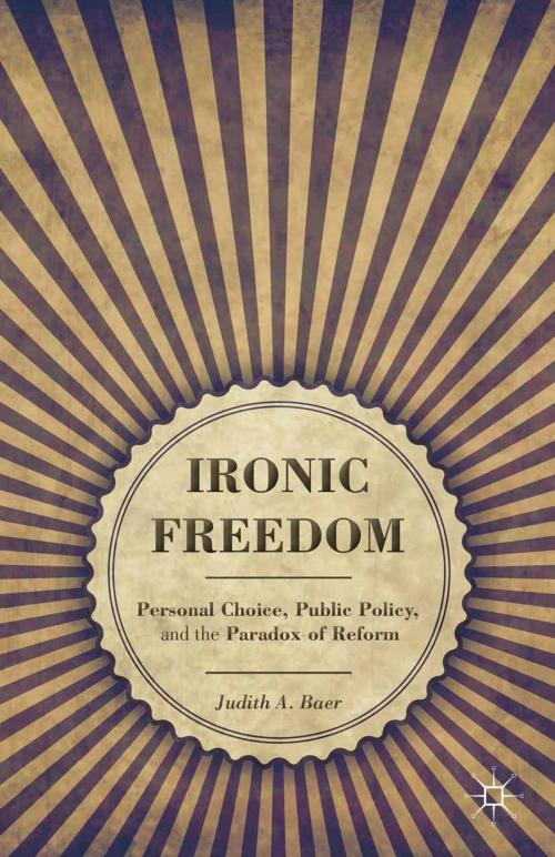 Cover of the book Ironic Freedom by J. Baer, Palgrave Macmillan US