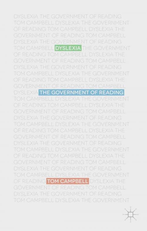Cover of the book Dyslexia by T. Campbell, Palgrave Macmillan UK