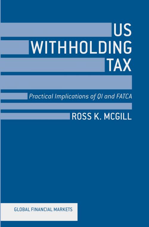 Cover of the book US Withholding Tax by R. McGill, Palgrave Macmillan UK