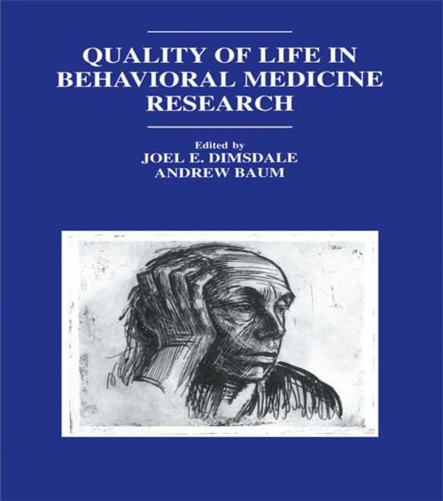 Cover of the book Quality of Life in Behavioral Medicine Research by , Taylor and Francis