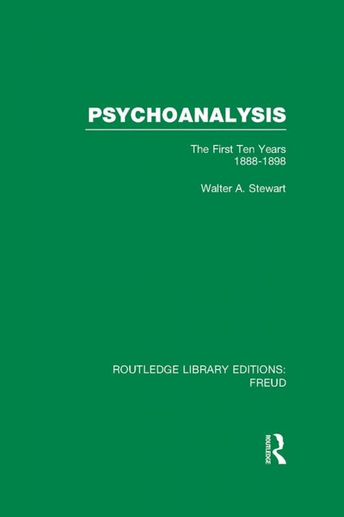 Cover of the book Psychoanalysis (RLE: Freud) by Walter A. Stewart, Taylor and Francis