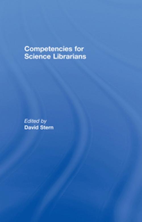 Cover of the book Competencies for Science Librarians by , Taylor and Francis