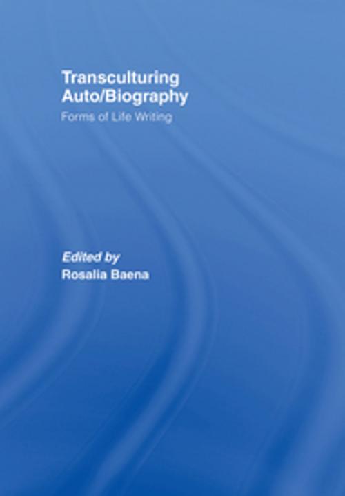Cover of the book Transculturing Auto/Biography by , Taylor and Francis