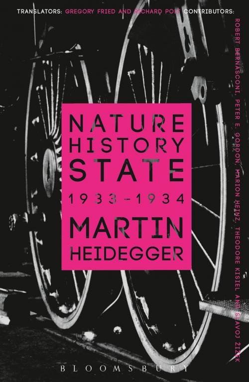 Cover of the book Nature, History, State by Martin Heidegger, Bloomsbury Publishing