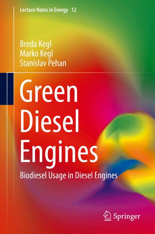 Cover of the book Green Diesel Engines by Breda Kegl, Marko Kegl, Stanislav Pehan, Springer London