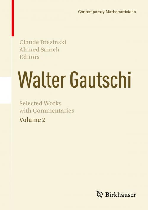 Cover of the book Walter Gautschi, Volume 2 by , Springer New York