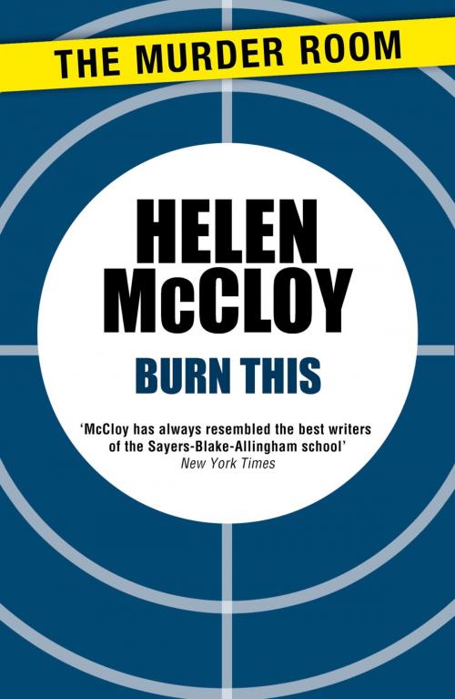 Cover of the book Burn This by Helen McCloy, Orion Publishing Group