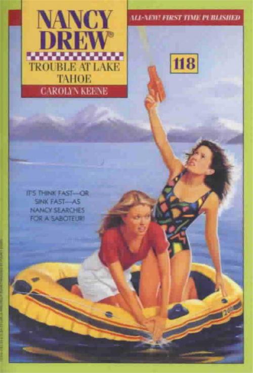 Cover of the book Trouble at Lake Tahoe by Carolyn Keene, Aladdin