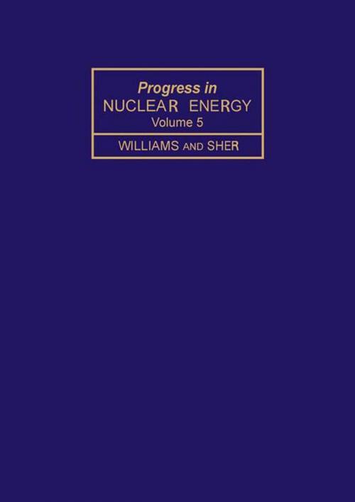 Cover of the book Progress in Nuclear Energy by , Elsevier Science