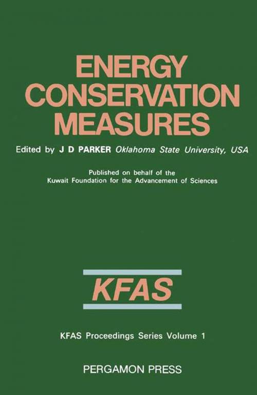 Cover of the book Energy Conservation Measures by , Elsevier Science