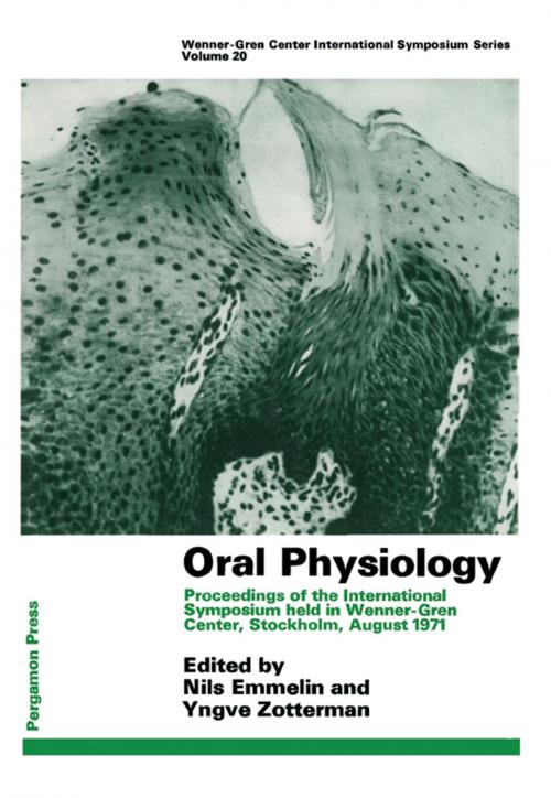 Cover of the book Oral Physiology by , Elsevier Science
