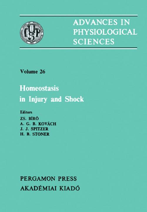 Cover of the book Homeostasis in Injury and Shock by , Elsevier Science