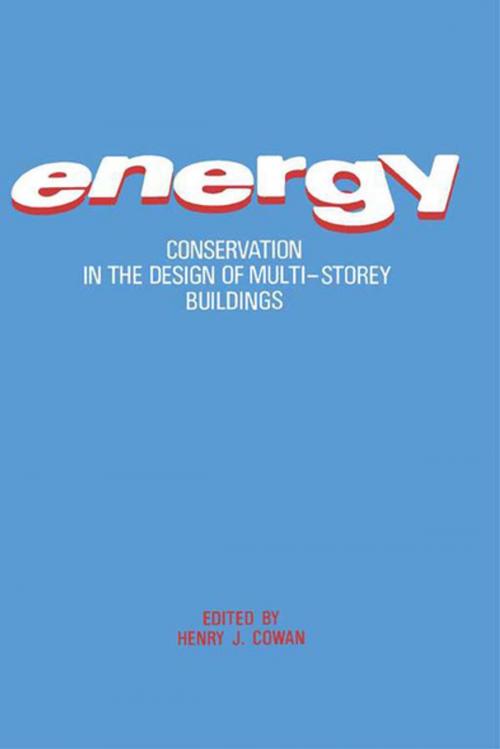 Cover of the book Energy Conservation in the Design of Multi-Storey Buildings by , Elsevier Science