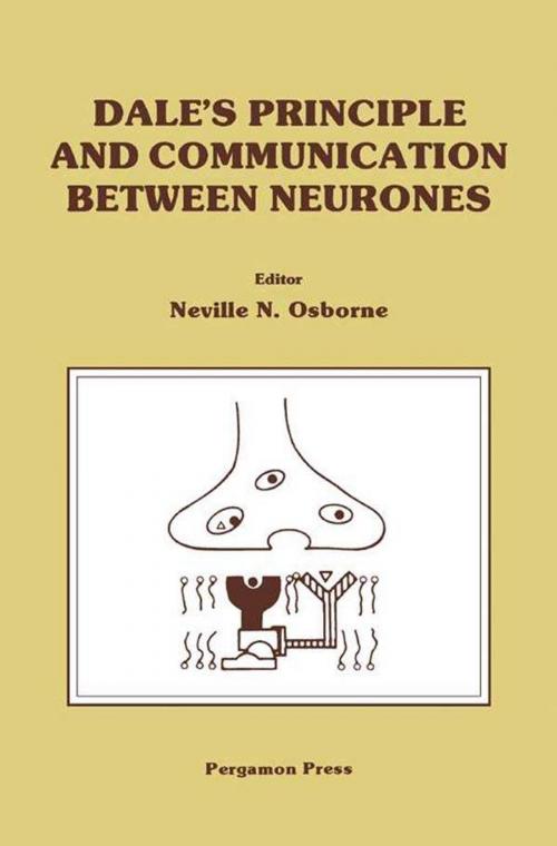 Cover of the book Dale's Principle and Communication between Neurones by , Elsevier Science