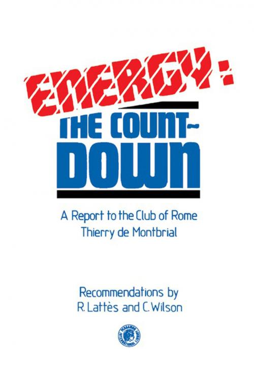 Cover of the book Energy: The Countdown by Robert Lattès, Carroll Wilson, Elsevier Science